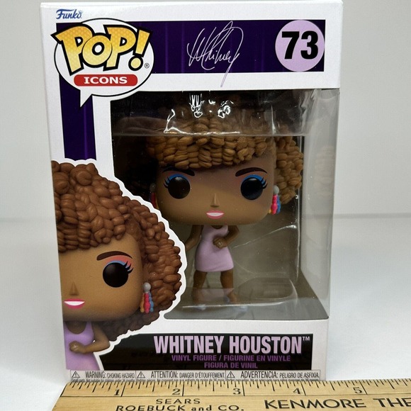 Funko Pop! ICONS Whitney Houston 73 I Wanna Dance With Somebody POP ROCK NEW - Picture 8 of 9